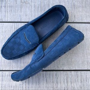 Louis Vuitton Blue Loafers